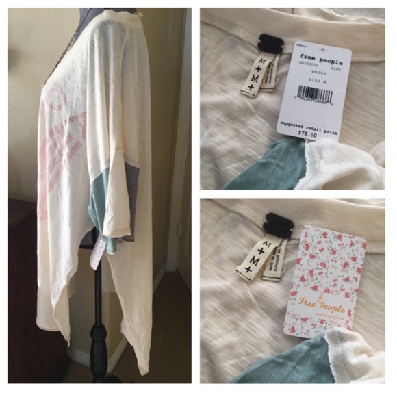 Free People City Slicker Oversized Tunic. NWT. - Picture 5 of 7